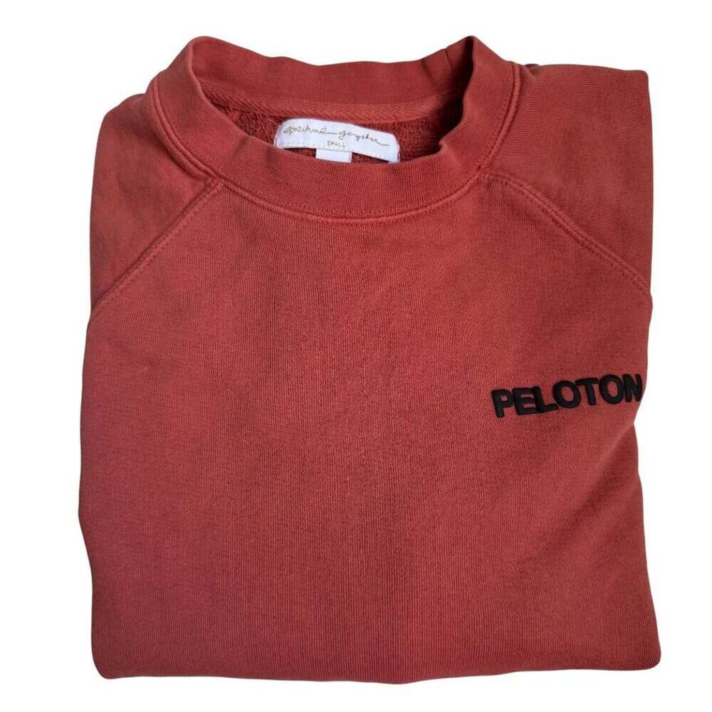 Spiritual Gangster x Peloton Crew Neck Terra Cotta / Rust Sweatshirt - Small